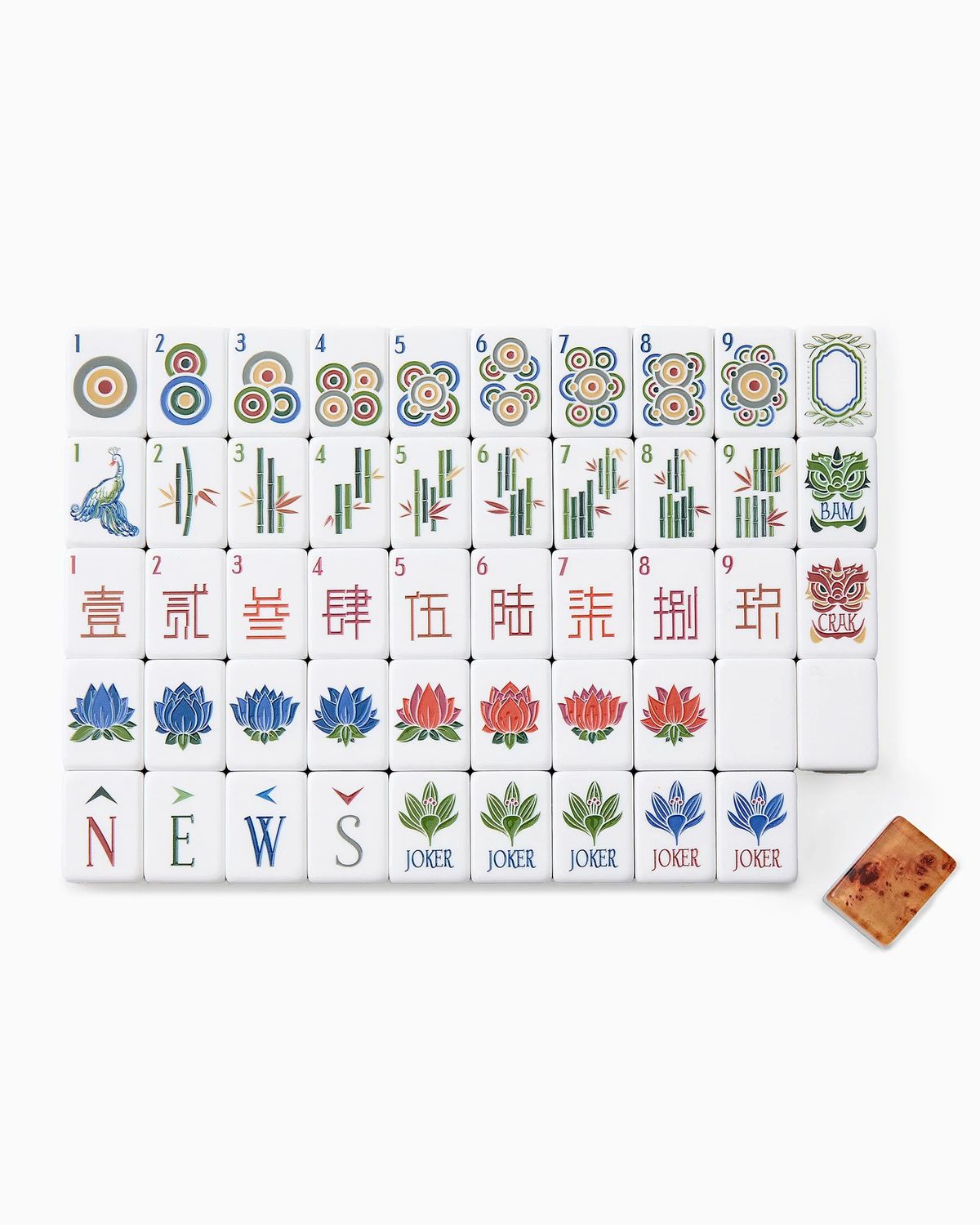 Heritage Mahjong Tile Set