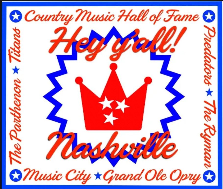 &#39;Hey Y&#39;all, Nashville&#39; Mahjong Game Cards | Set of 4