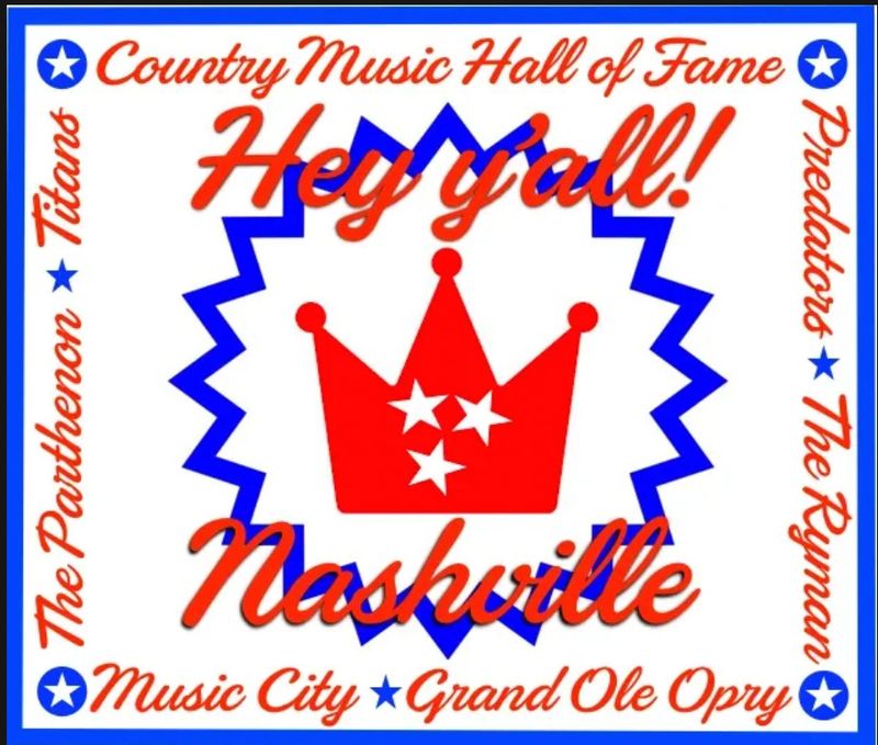 &#39;Hey Y&#39;all, Nashville&#39; Mahjong Game Cards | Set of 4