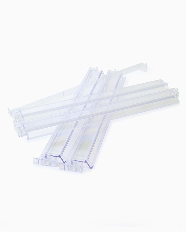 Clear Acrylic Rack &amp; Pushers | Set of 4