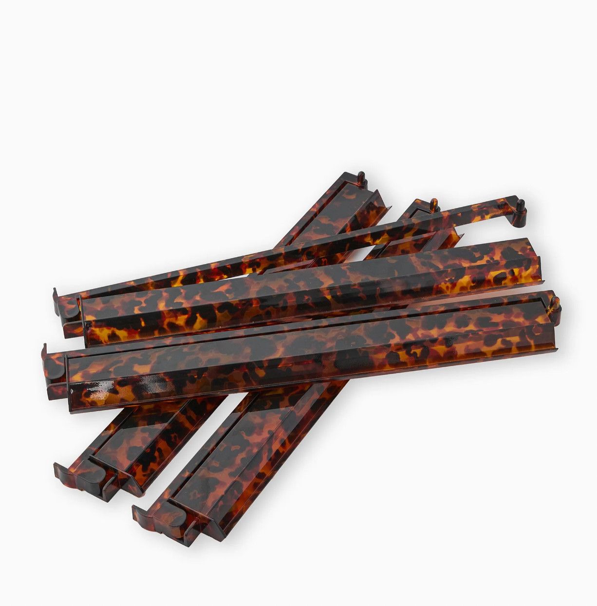 Tortoise Shell Rack &amp; Pushers