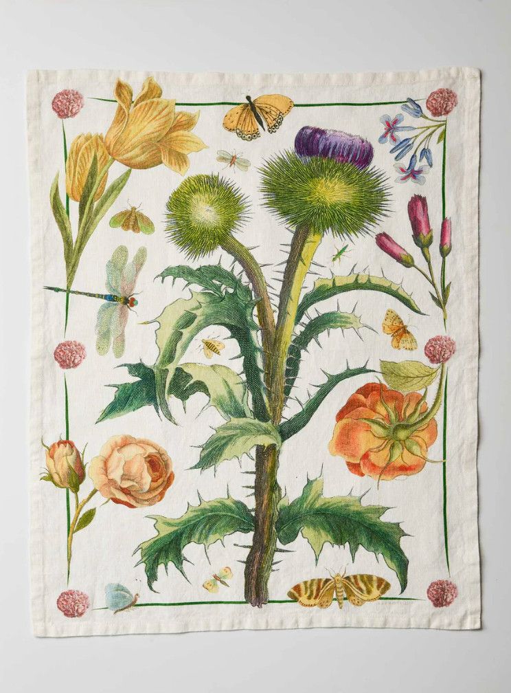 Scottish Thistle Tea Towel