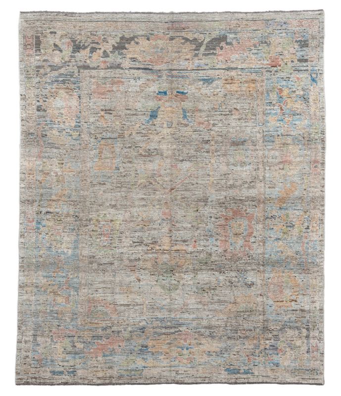 Multi Color Oushak Rug | 8'2" x 9'9"