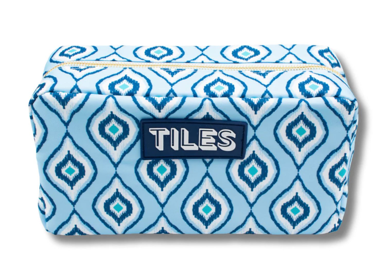 Premium Mahjong Tile Bag | IKAT- Blue