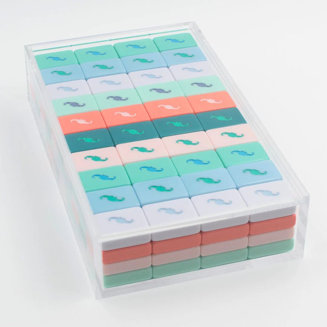Mahjong Acrylic Display Box (Clear, for Destination Collection Tiles 1.45x1x0.4&quot;