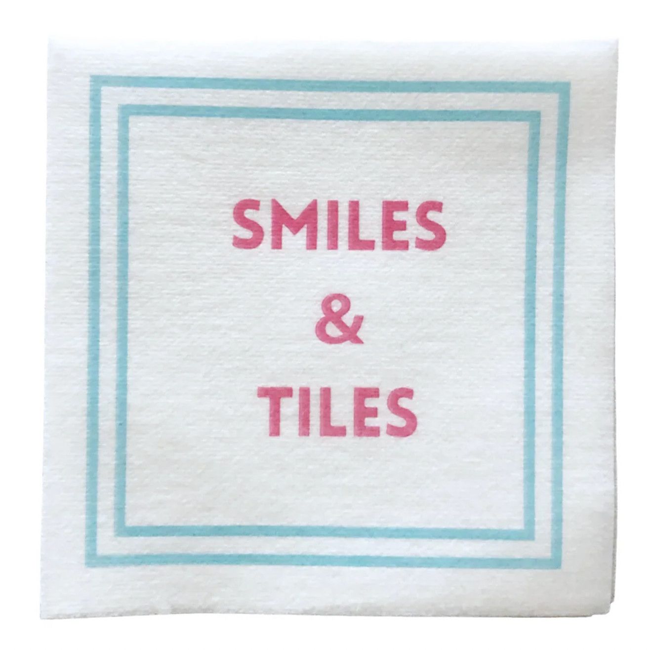 Mahjong Cocktail Napkins | Smiles &amp; Tiles | 5&#39;&#39; x 5&#39;&#39; | 25 PACK