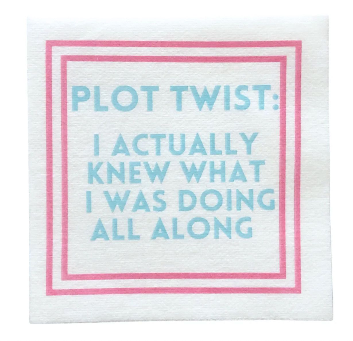 Mahjong Cocktail Napkins | Plot Twist | 5&#39;&#39; x 5&#39;&#39; | 25 PACK