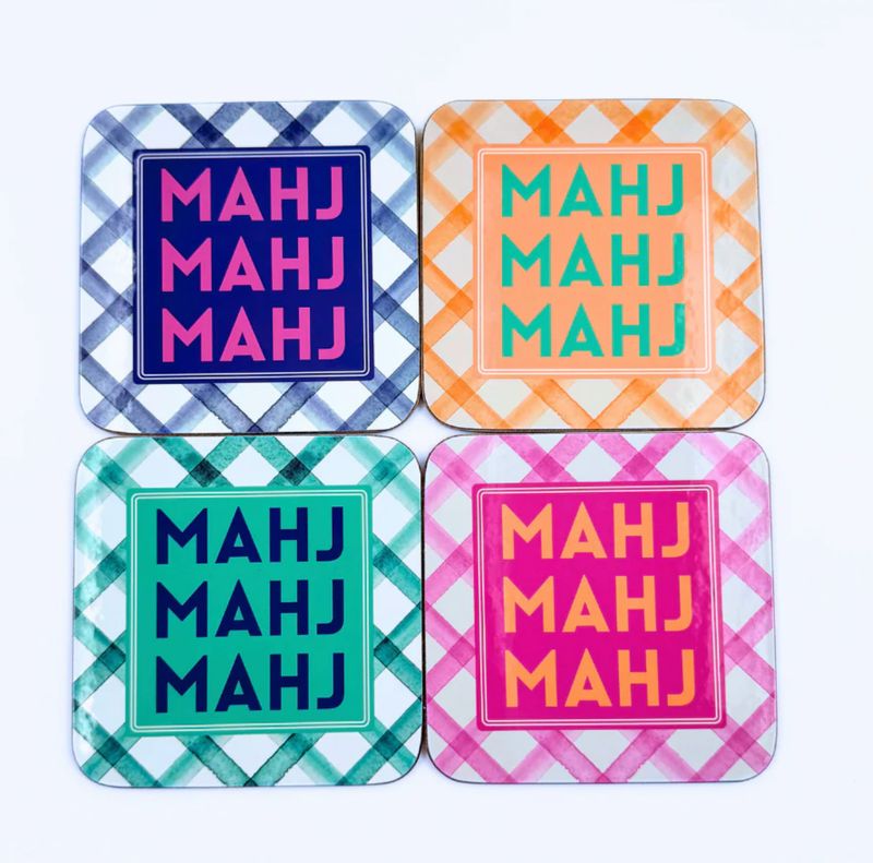 Mahhong Coasters | Set of 4 | Mahj