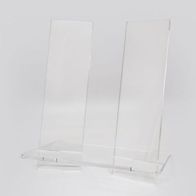 Lucite Clear Vertical Book Stand