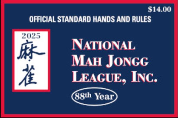 National Mah Jongg League Playing Card | 2025