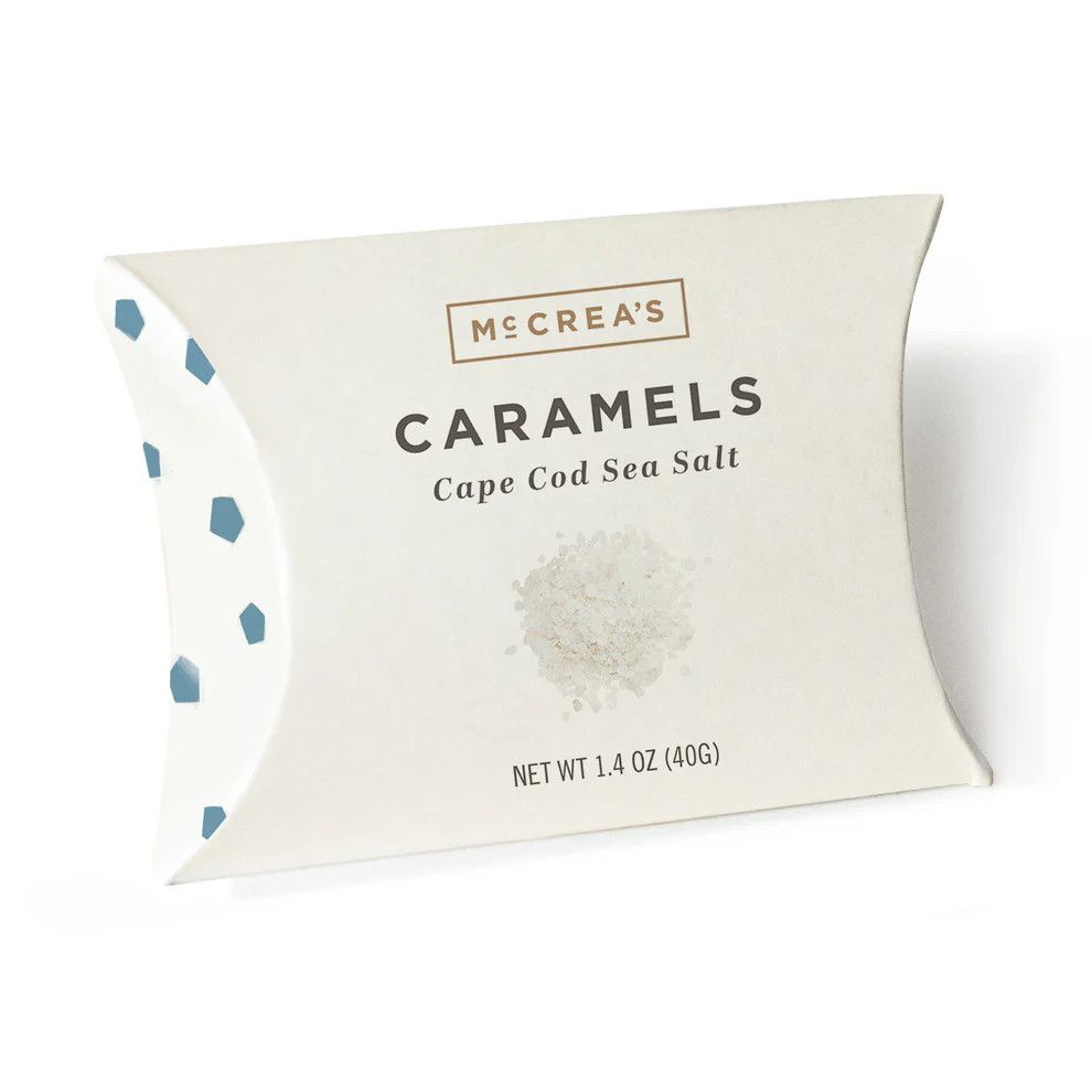 Cape Cod Sea Salt Caramels | Pillow Box | 5 Pcs