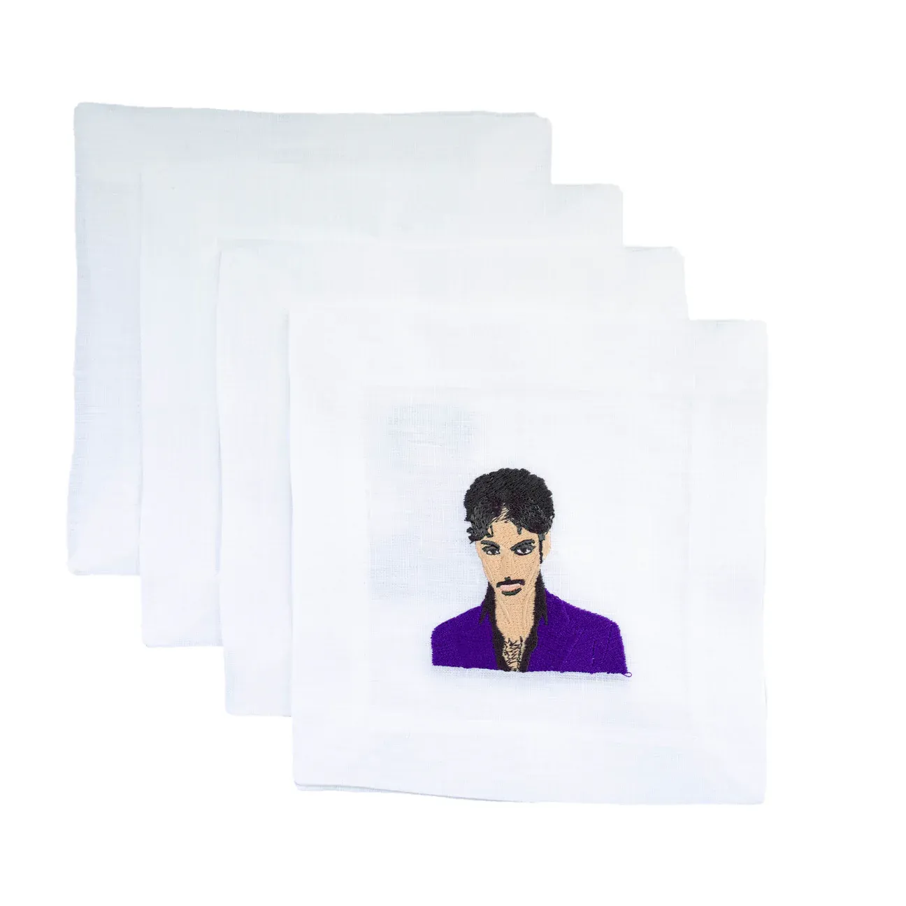 Prince Linen Cocktail Napkins | Set of 4