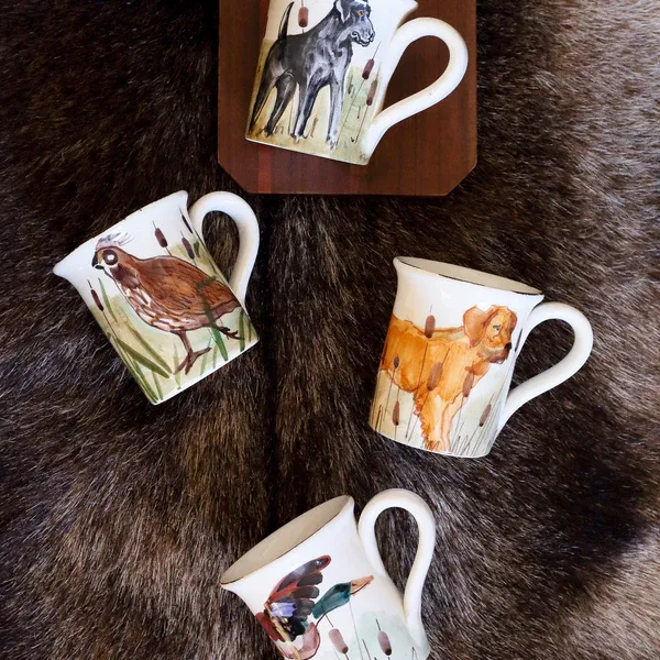 Wildlife Gold Hunting Dog Mug