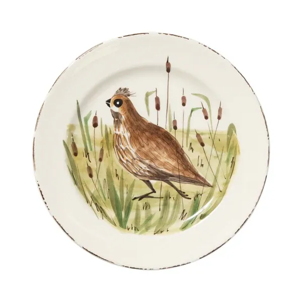 Wildlife Quail Dinner Plate