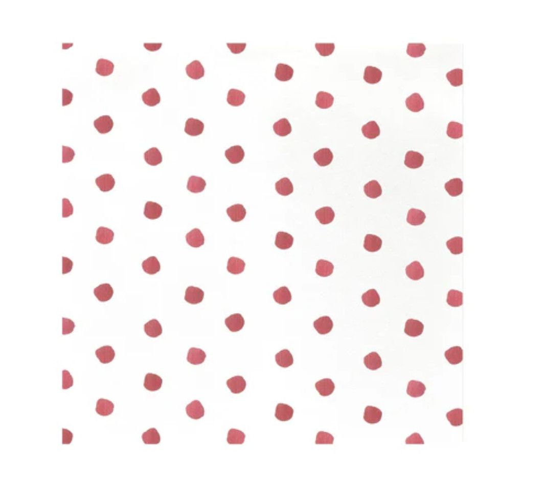 Dot Cocktail Napkins | Red | Pack of 20