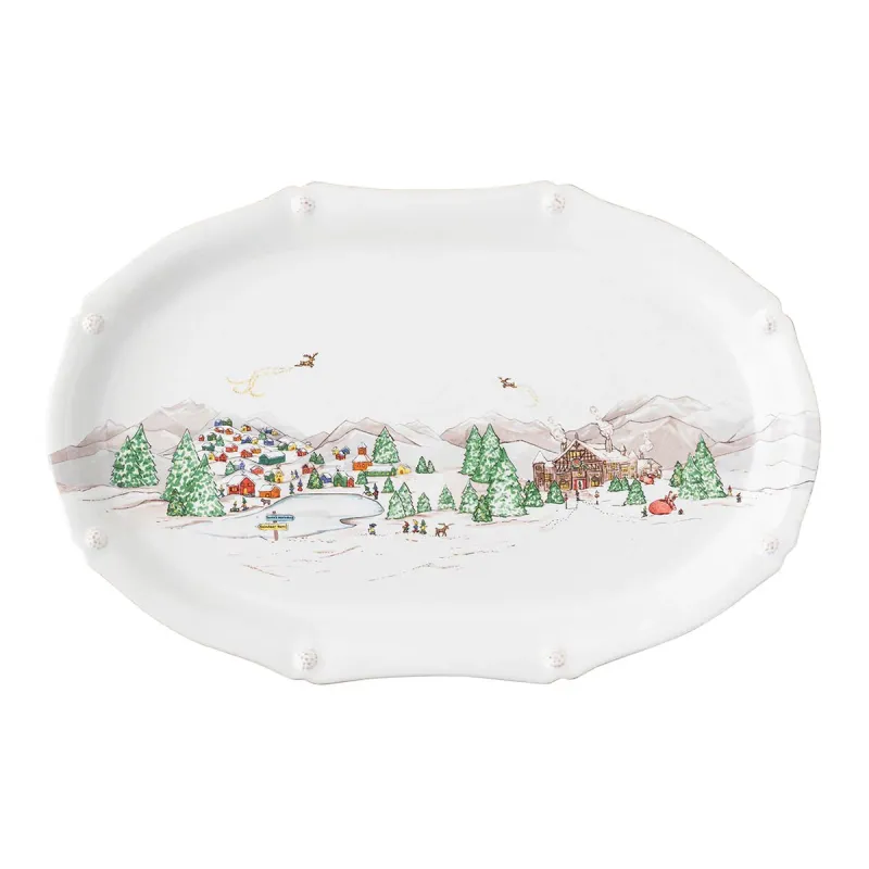 Berry &amp; Thread North Pole 17" Platter