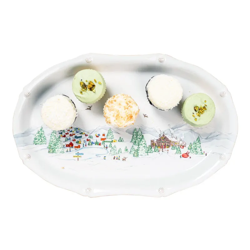 Berry &amp; Thread North Pole 17" Platter