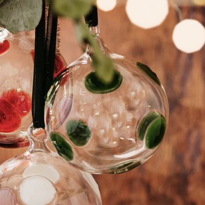 Vietri Drop Green Ornament