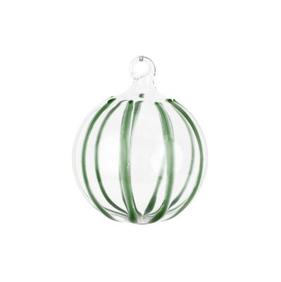 Nuovo Stripe Green Ornament