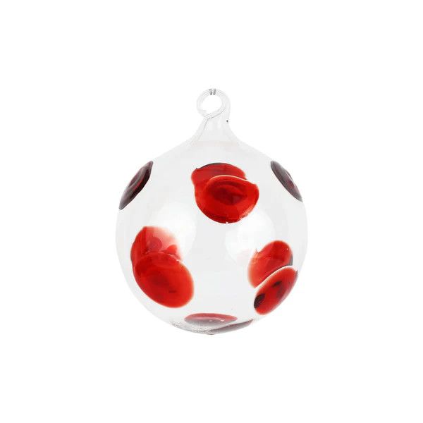 Vietri Drop Red Ornament