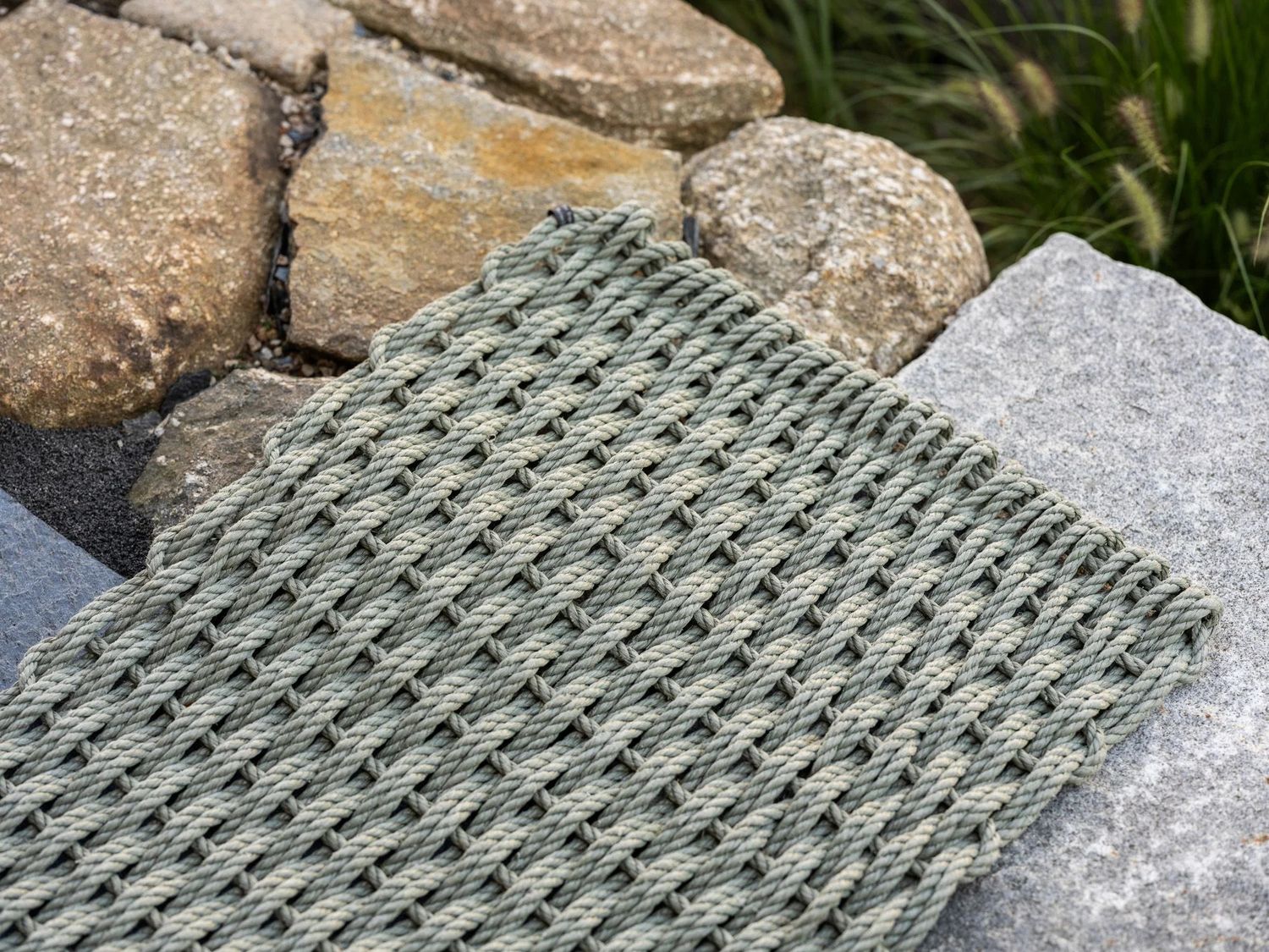 Large Sage Doormat | 21 x 34