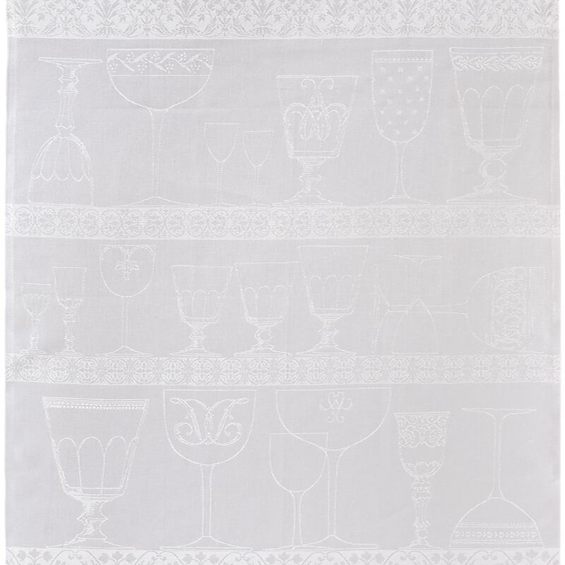 Cristal White Crystal Towel | 100% Linen | 24x31