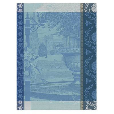 Jardin Parisien Blue Tea Towel | 100% Cotton