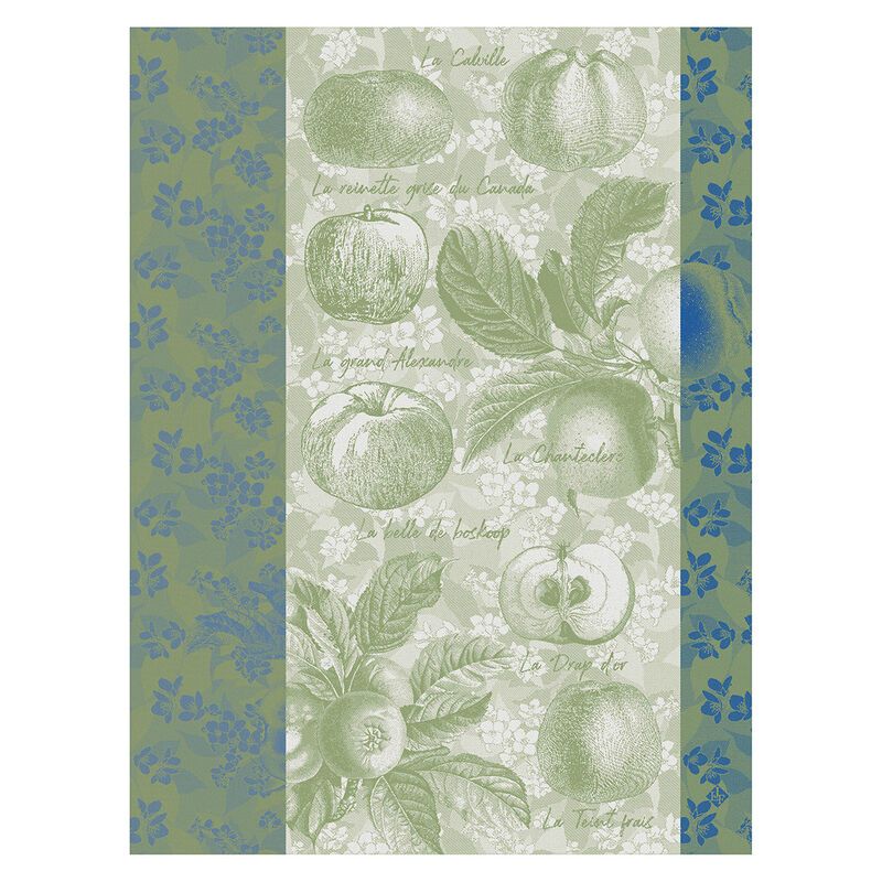 Pommes A Croquer GreenTea Towel | 100% Cotton
