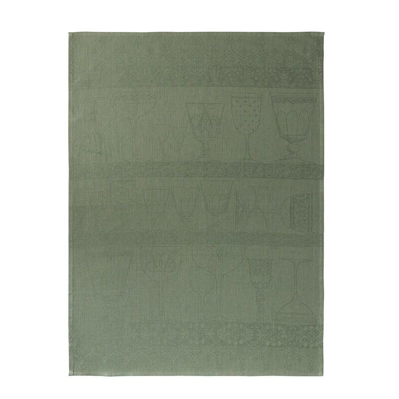 Cristal Green Crystal Towel | 100% Linen