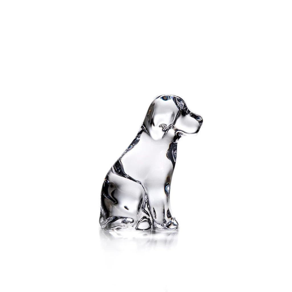 Clear Glass Dog