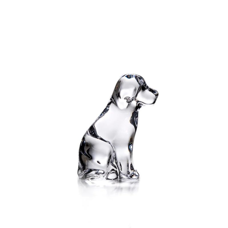 Clear Glass Dog