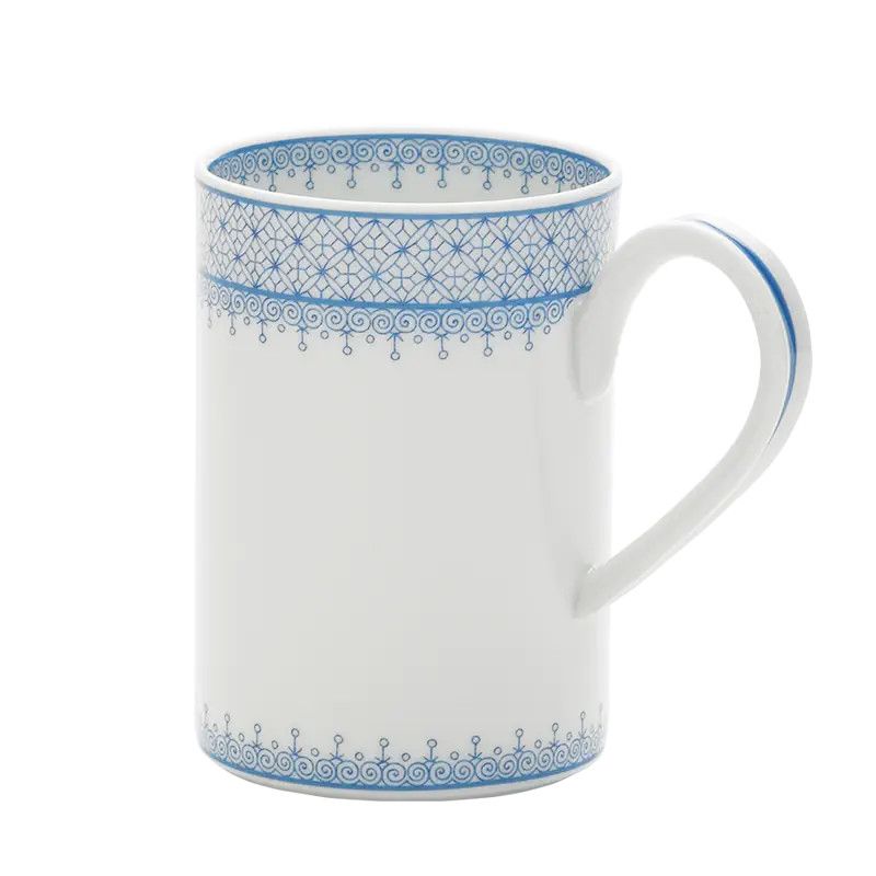 Cornflower Blue Lace Mug