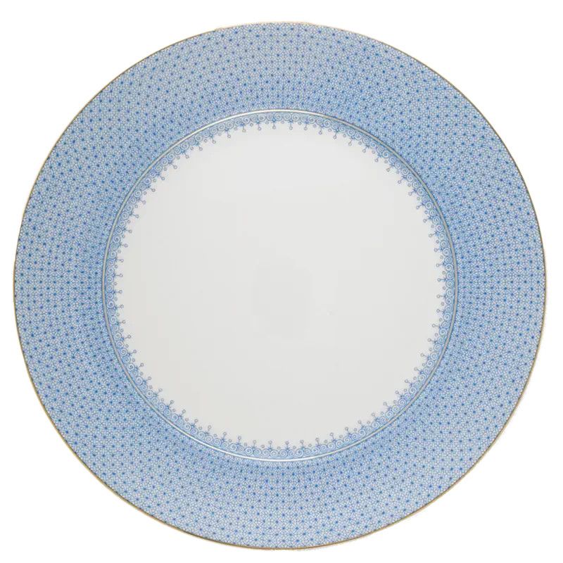 Cornflower Blue Lace Service Plate