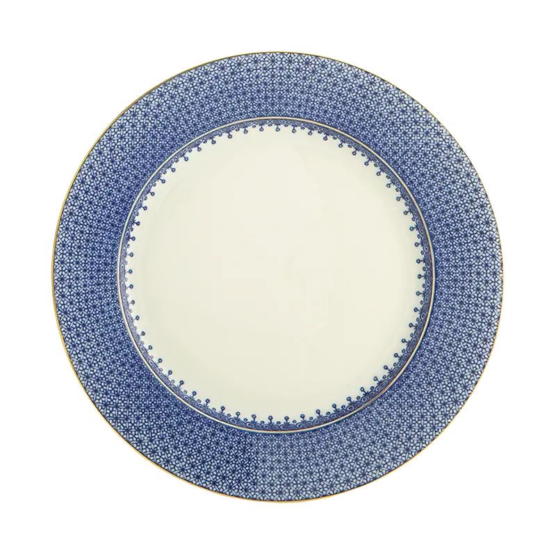 Blue Lace Dessert Plate