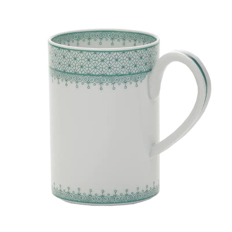 Green Lace Mug