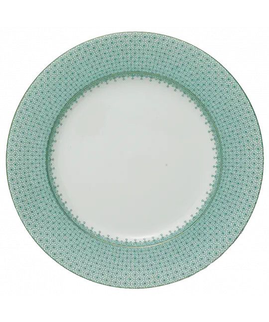 Green Lace Service Plate