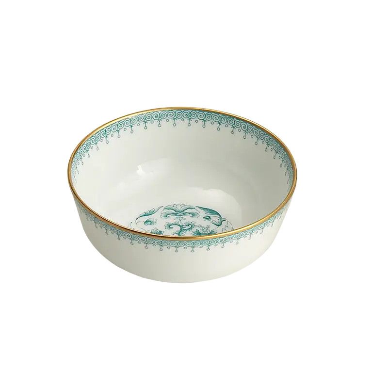 Green Lace Dessert Bowl