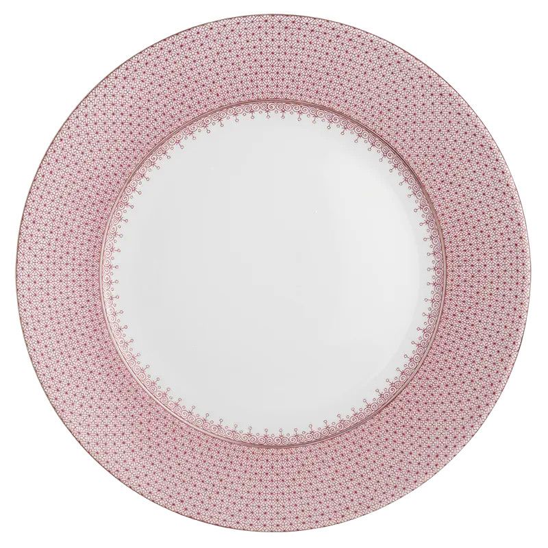 Pink Lace Service Plate