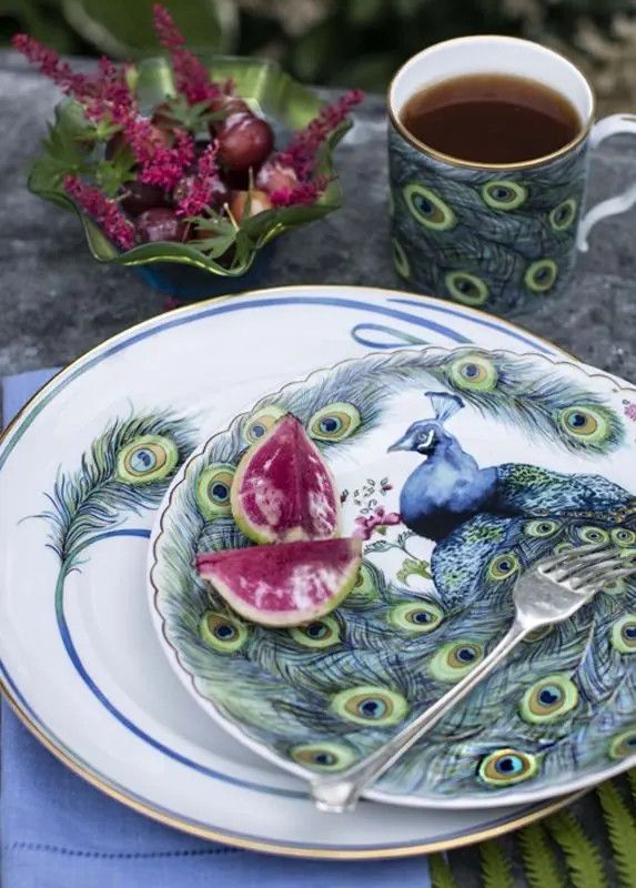 Peacock 4Pc Place Setting