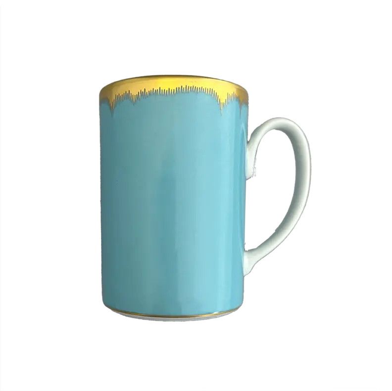 Chelsea Feather Turquoise Mug