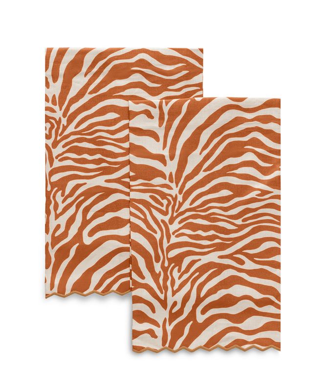 Regine Guest Towel | Set of 2 Persimmon