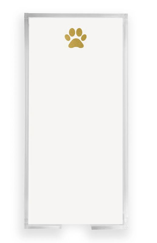 Gold Foil Buck Notepad | Paw