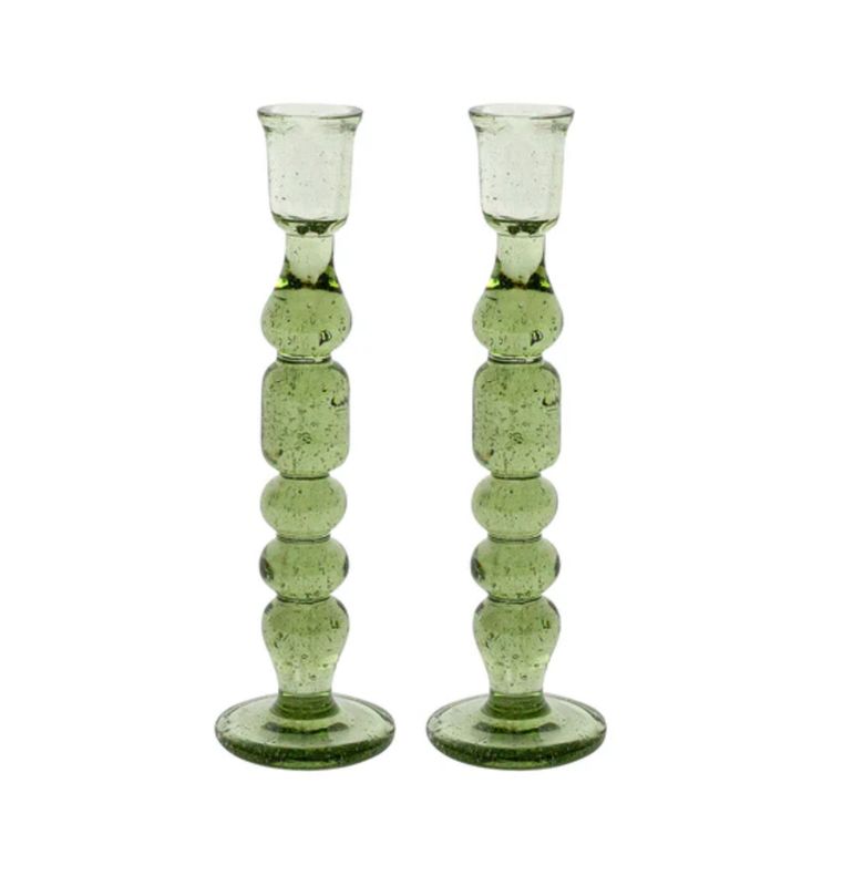 Provence 9" Candlestick Set/2 - Basil