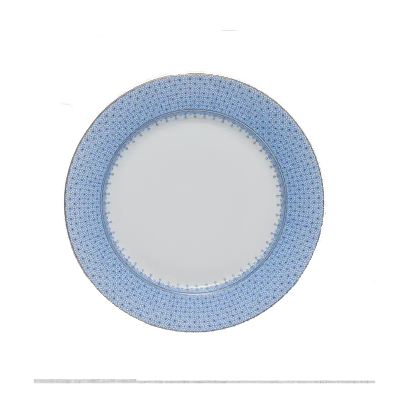 Cornflower Blue Lace Bread &amp; Butter Plate