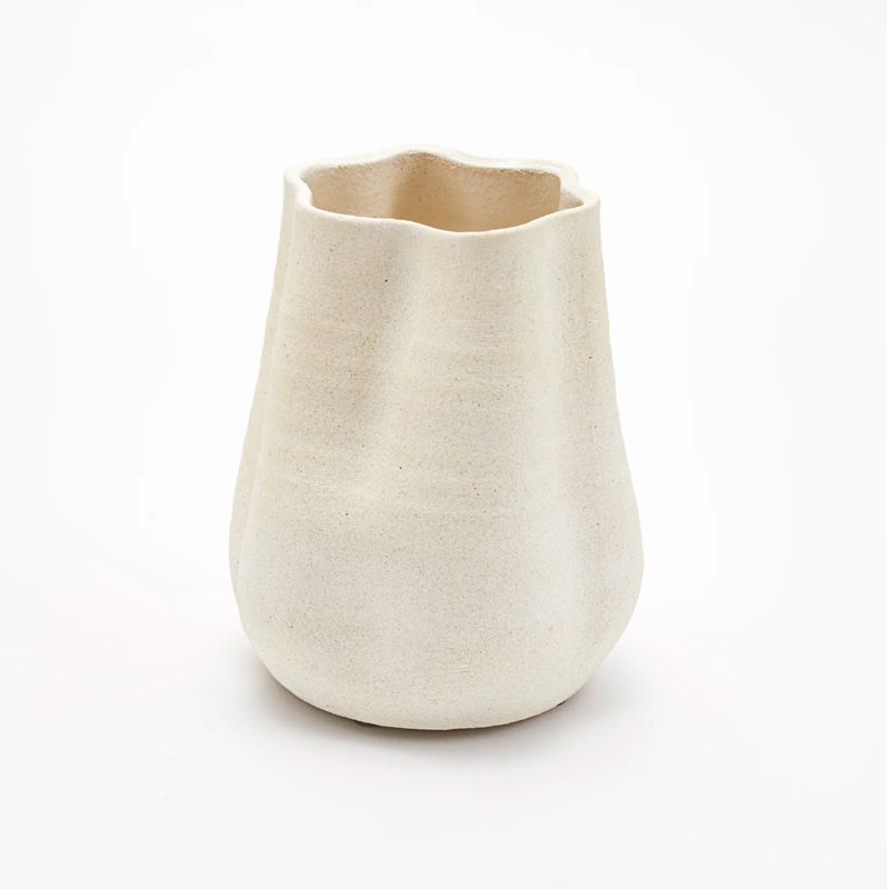 Everly Vase | Raw Blanc | Small