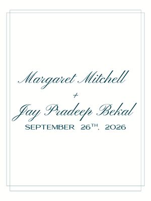 Margaret Mitchell + Jay Pradeep Bekal - September 26, 2026