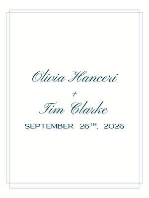 Olivia Hanceri + Tim Clarke - September 26, 2026