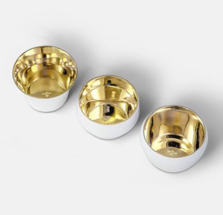 Kin, Tealight, White | Set of 3 pcs