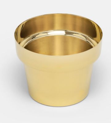 Small Brass Flower Pot