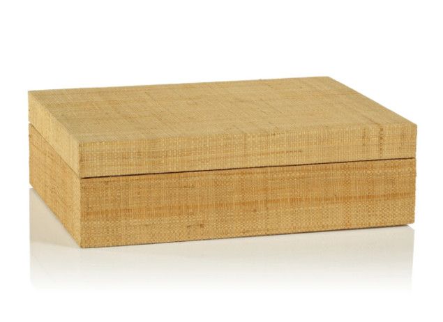 Bungalow Grasscloth Box | Extra Large